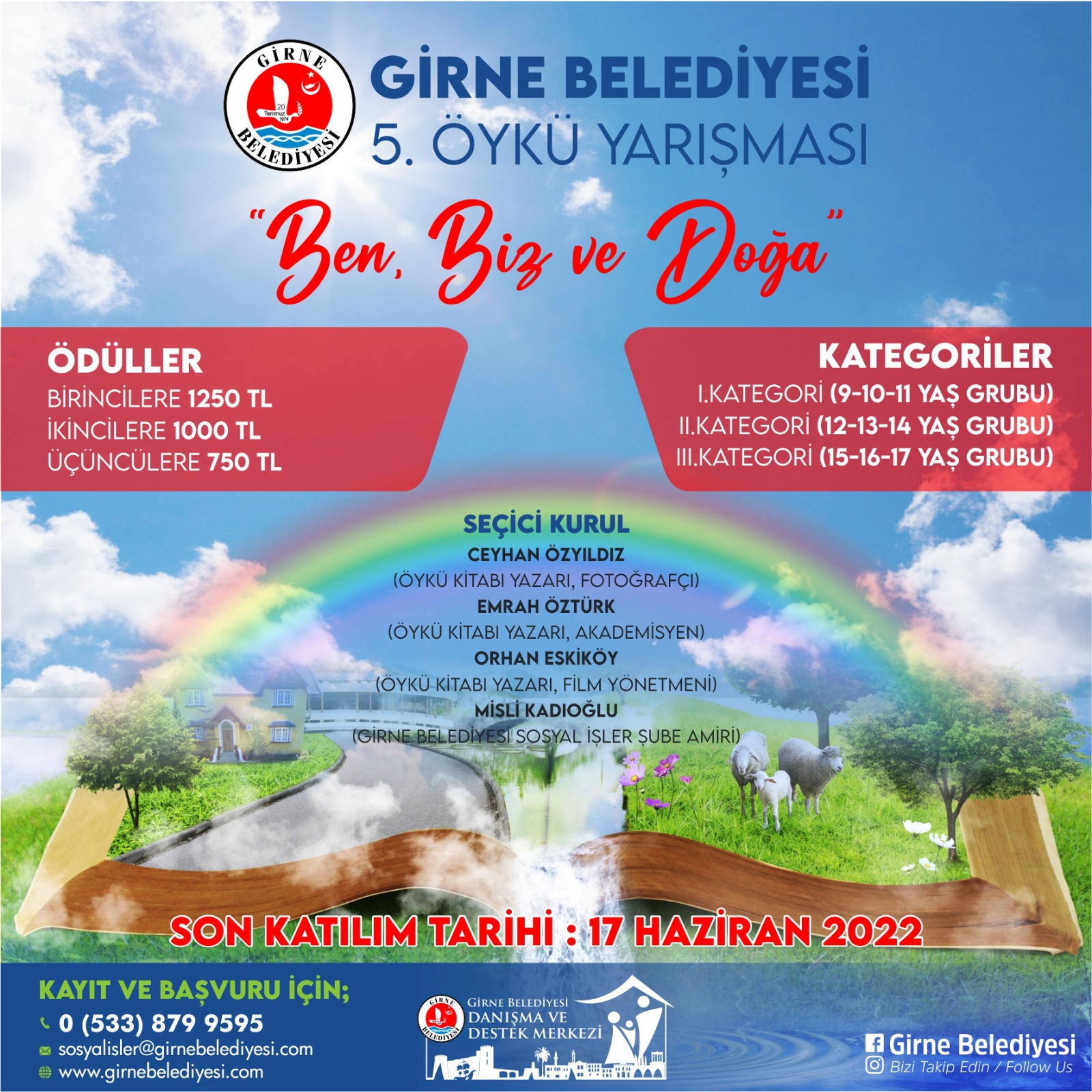 Girne Belediyesi 5. Öykü Yarışması Düzenleniyor – Kıbrıs Türk Belediyeler Birliği